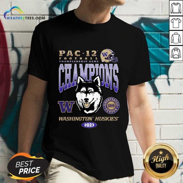 Washington Huskies Dawgs On Top V-neck