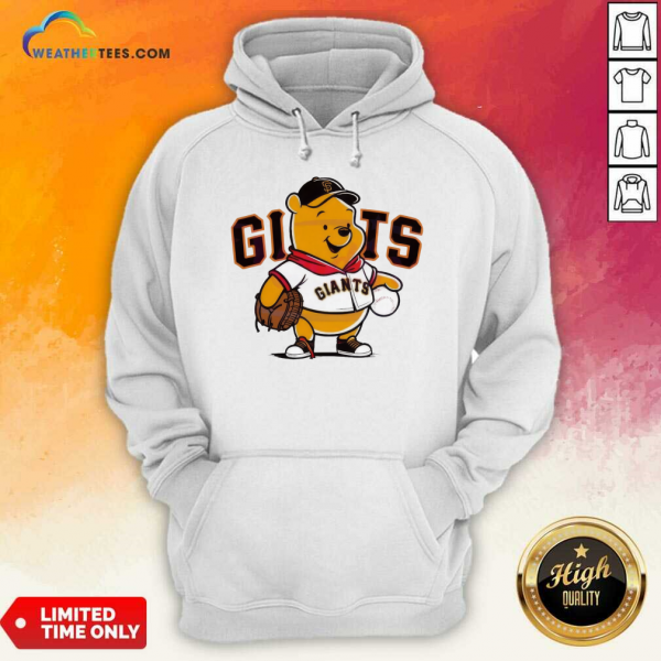 Winnie The Pooh San Francisco Giants Baseball Hoodie