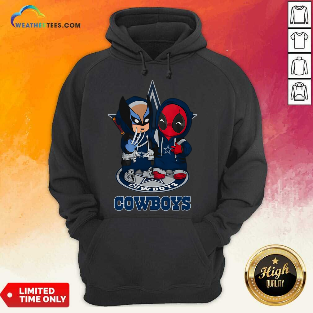 Dallas Cowboys Marvel Wolverine Deadpool True Friends Hoodie