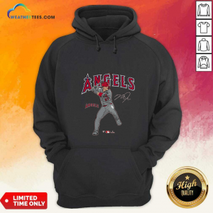 Branded Mike Trout Red Los Angeles Angels Player Swing Hoodie