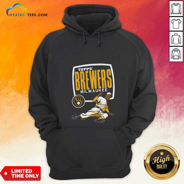 Topps Milwaukee Brewers Baseball Hoodie