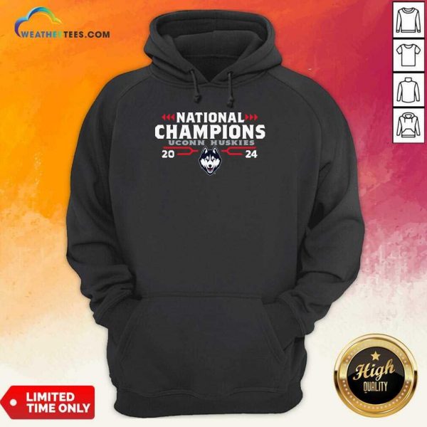 UConn Huskies 2024 NCAA Men's Basketball National Champions Bracket Hoodie