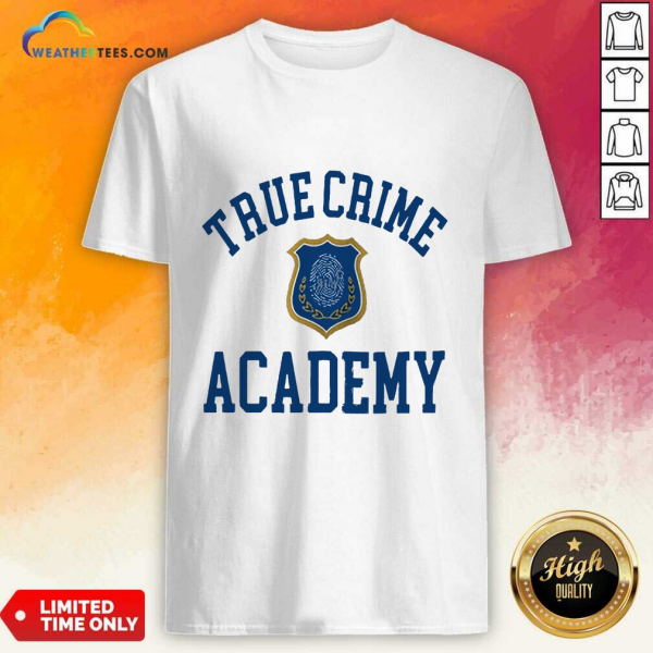 Offical True Crime Academy T-shirt