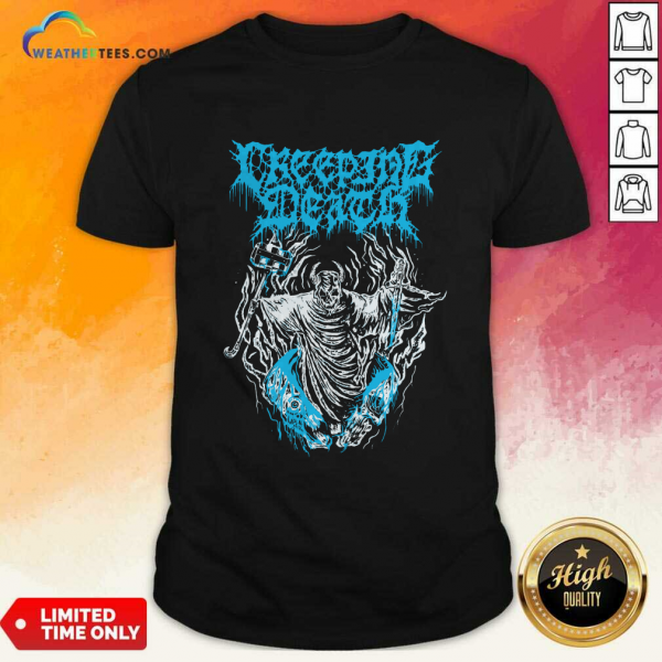 Creeping Death Demon Bloody Skull T-Shirt