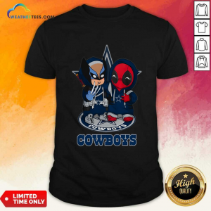 Dallas Cowboys Marvel Wolverine Deadpool True Friends T-shirt
