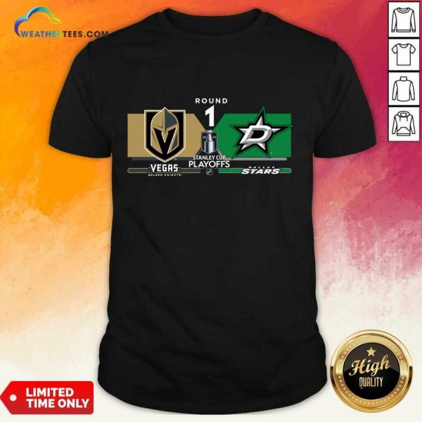 Vegas Golden Knights 2024 Stanley Cup Playoffs Round 1 Match-Up T-shirt