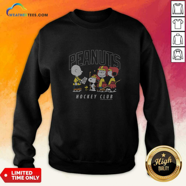 Snoopy Peanuts Gang Hockey Club Sweatshirt