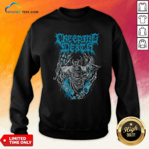 Creeping Death Demon Bloody Skull Sweatshirt