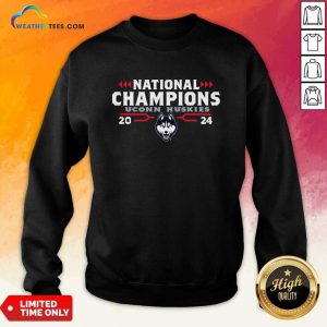 UConn Huskies 2024 NCAA Men's Basketball National Champions Bracket Sweatshirt