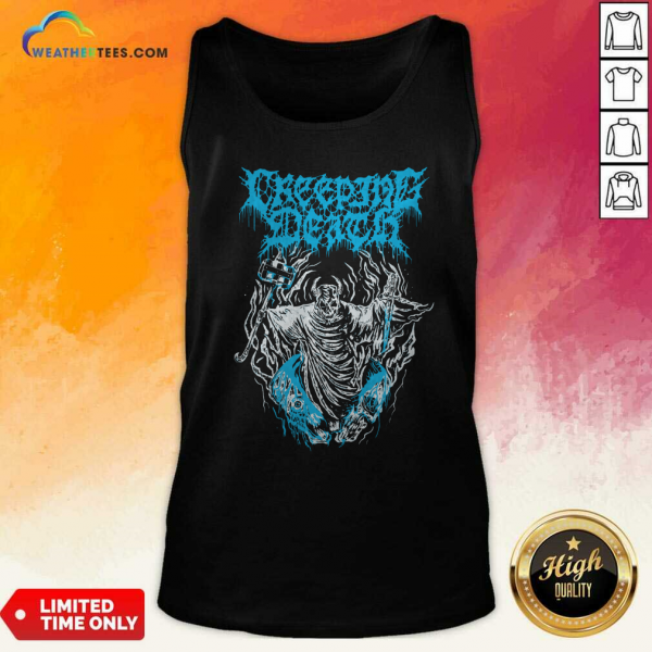 Creeping Death Demon Bloody Skull Tank-top