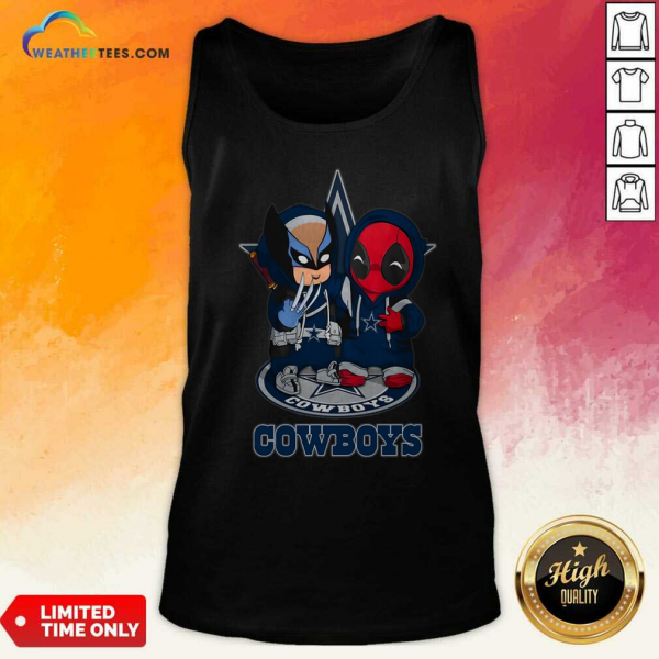 Dallas Cowboys Marvel Wolverine Deadpool True Friends Tank-top