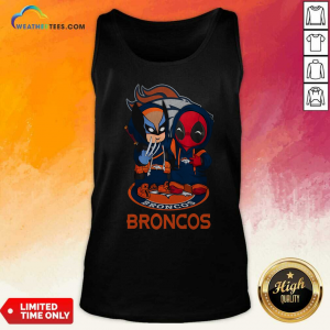 Denver Broncos Marvel Wolverine Deadpool True Friends Tank-top