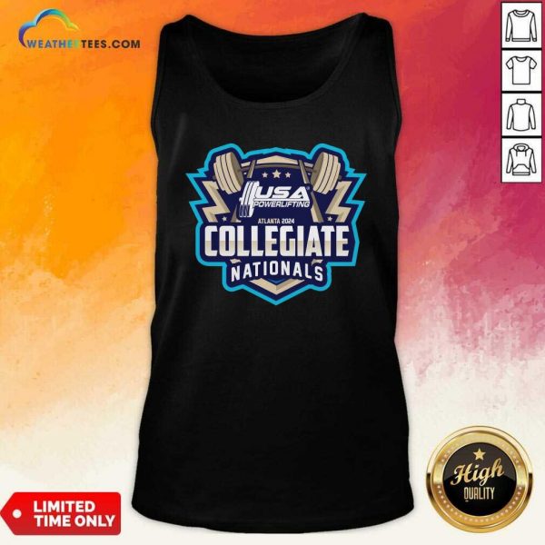 USA Powerlifting Atlanta 2024 Collegiate Nationals Tank-top