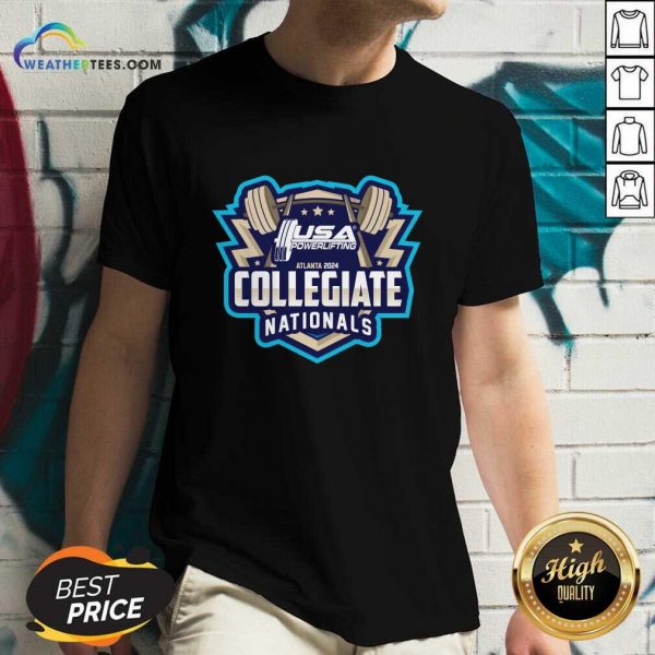 USA Powerlifting Atlanta 2024 Collegiate Nationals V-neck