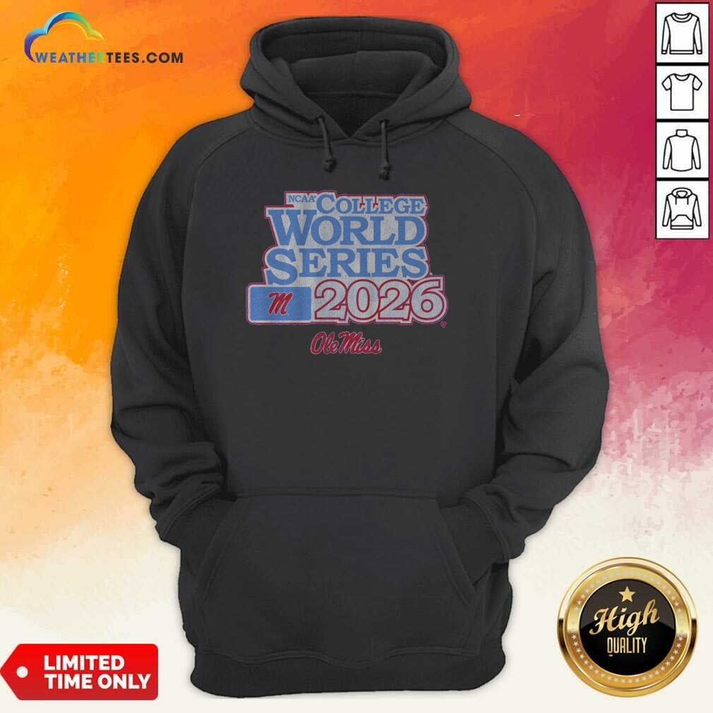 Awesome Ole Miss Baseball 2026 College World Series shirt optimized on Hoodie Awesome Ole Miss Baseball 2026 College World Series shirt optimized shown as a hoodie preview