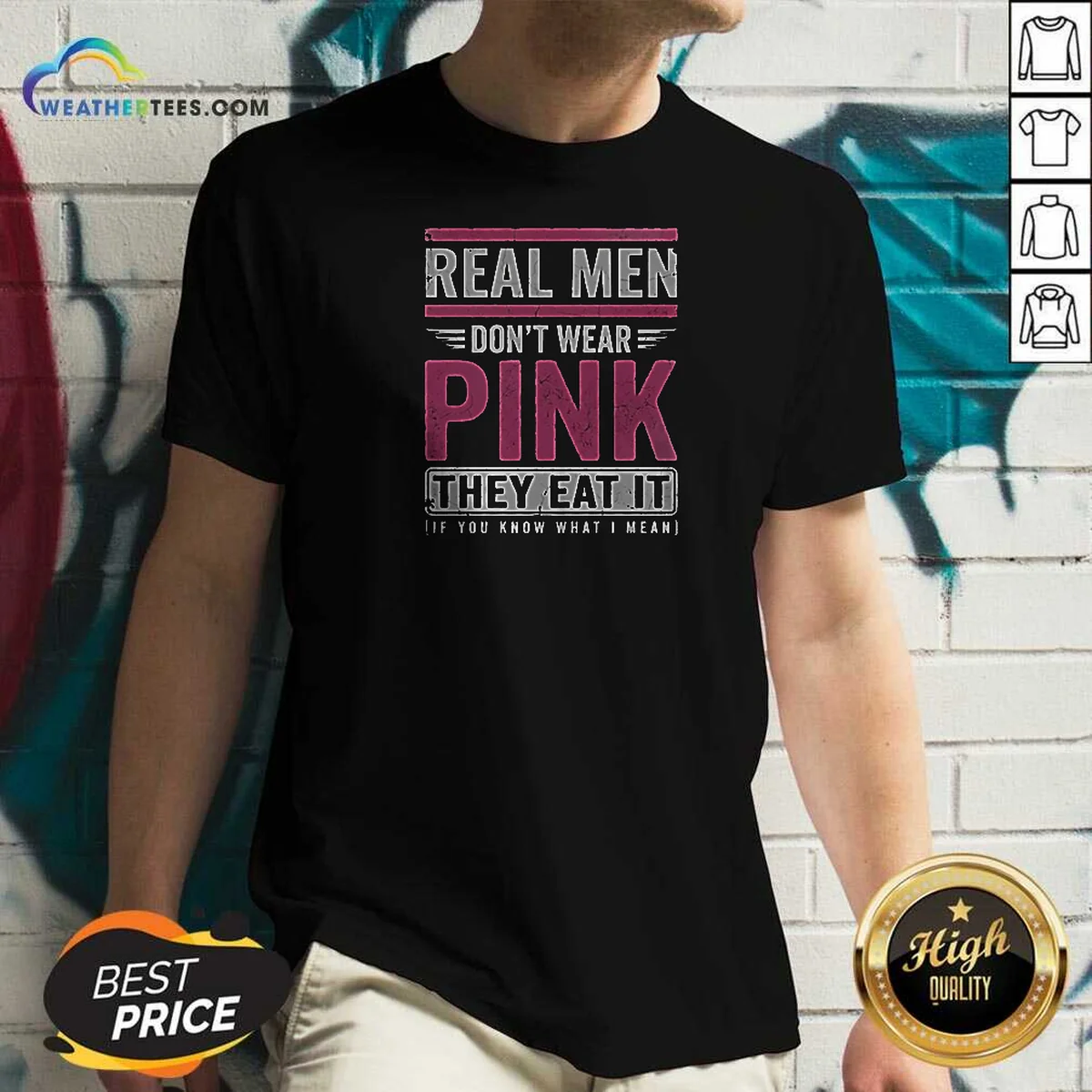 Awesome Real Men Don'T Wear Pink V-Neck Shirt Awesome Real Men Don'T Wear Pink V-Neck Shirt