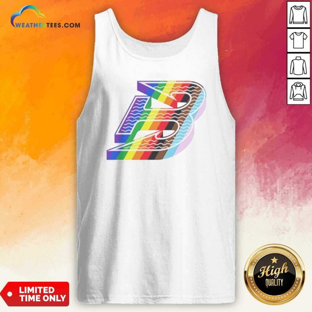 Boston Red Sox Pride Month Logo Alphabet B Rainbow LGBTQ Progress Flag shirt optimized on Tank Top Boston Red Sox Pride Month Logo Alphabet B Rainbow LGBTQ Progress Flag shirt optimized shown as a tank top preview