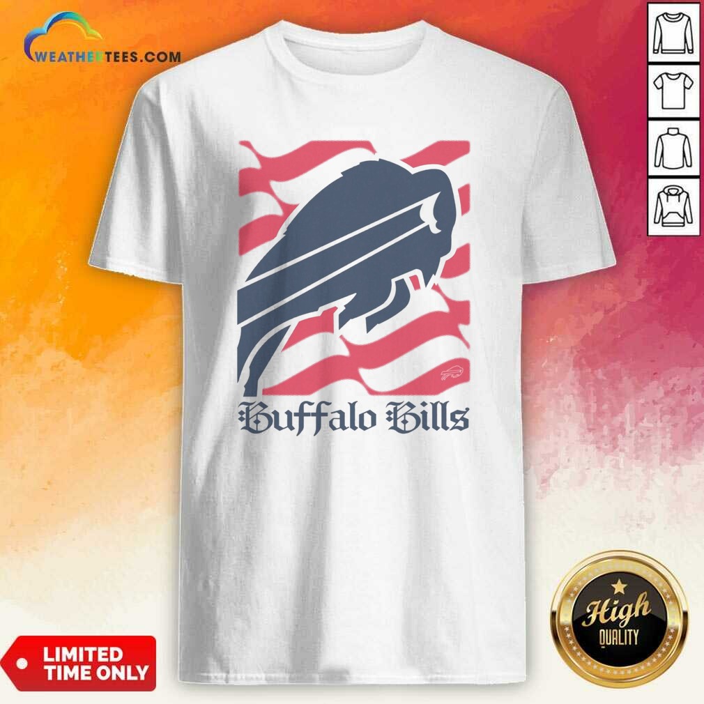 Buffalo Bills American Heritage Wordmark shirt optimized on Classic Shirt Buffalo Bills American Heritage Wordmark shirt optimized shown as a classic shirt preview