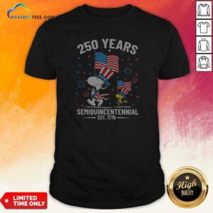 Funny Snoopy And Bird 250 Years Semiquincentennial Flags