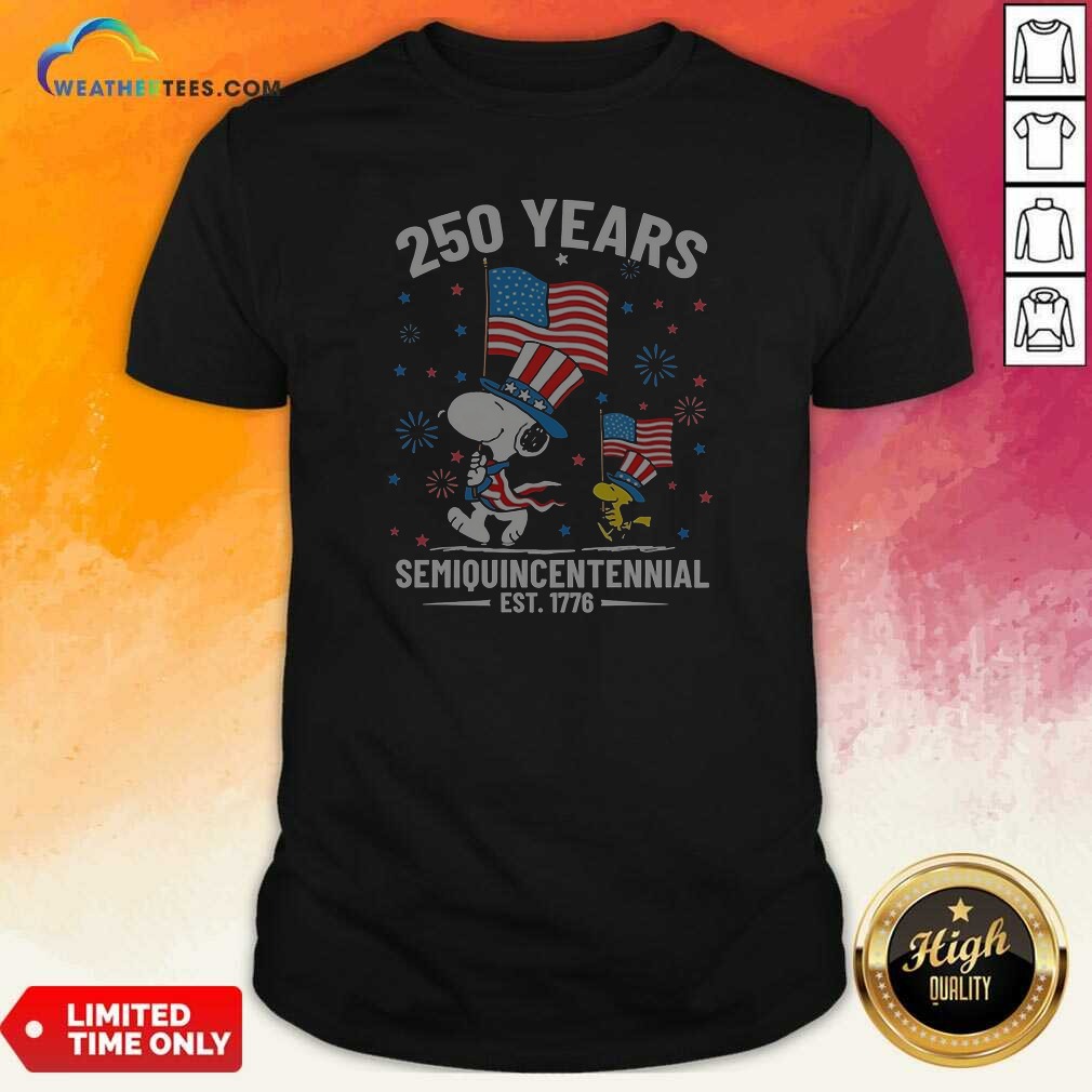Funny Snoopy And Bird 250 Years Shirt Funny Snoopy And Bird 250 Years Shirt
