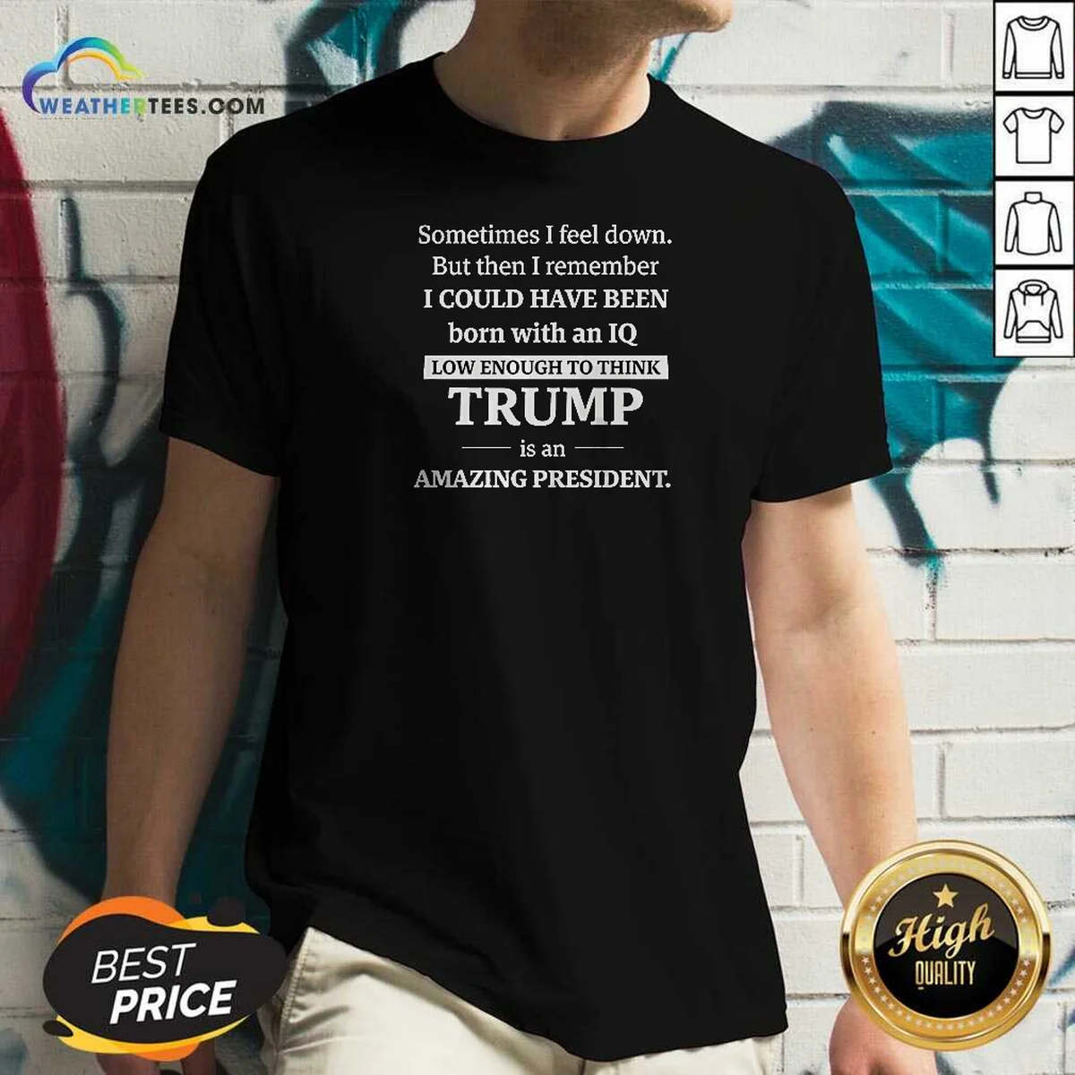 Good Political Satire Trump Is An V-Neck Shirt Good Political Satire Trump Is An V-Neck Shirt