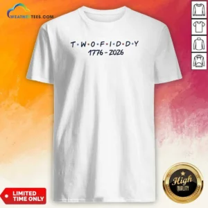 Hot Two Fiddy 1776 2026 Friends Logo