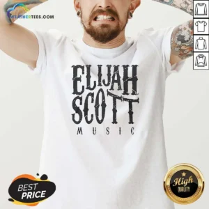 Nice Elijah Scott Music V Neck Shirt v neck optimized showing a soft fabric and tailored fit