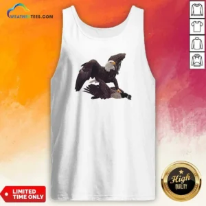 Official Bald Eagle Attacking Canada Goose Tank Top