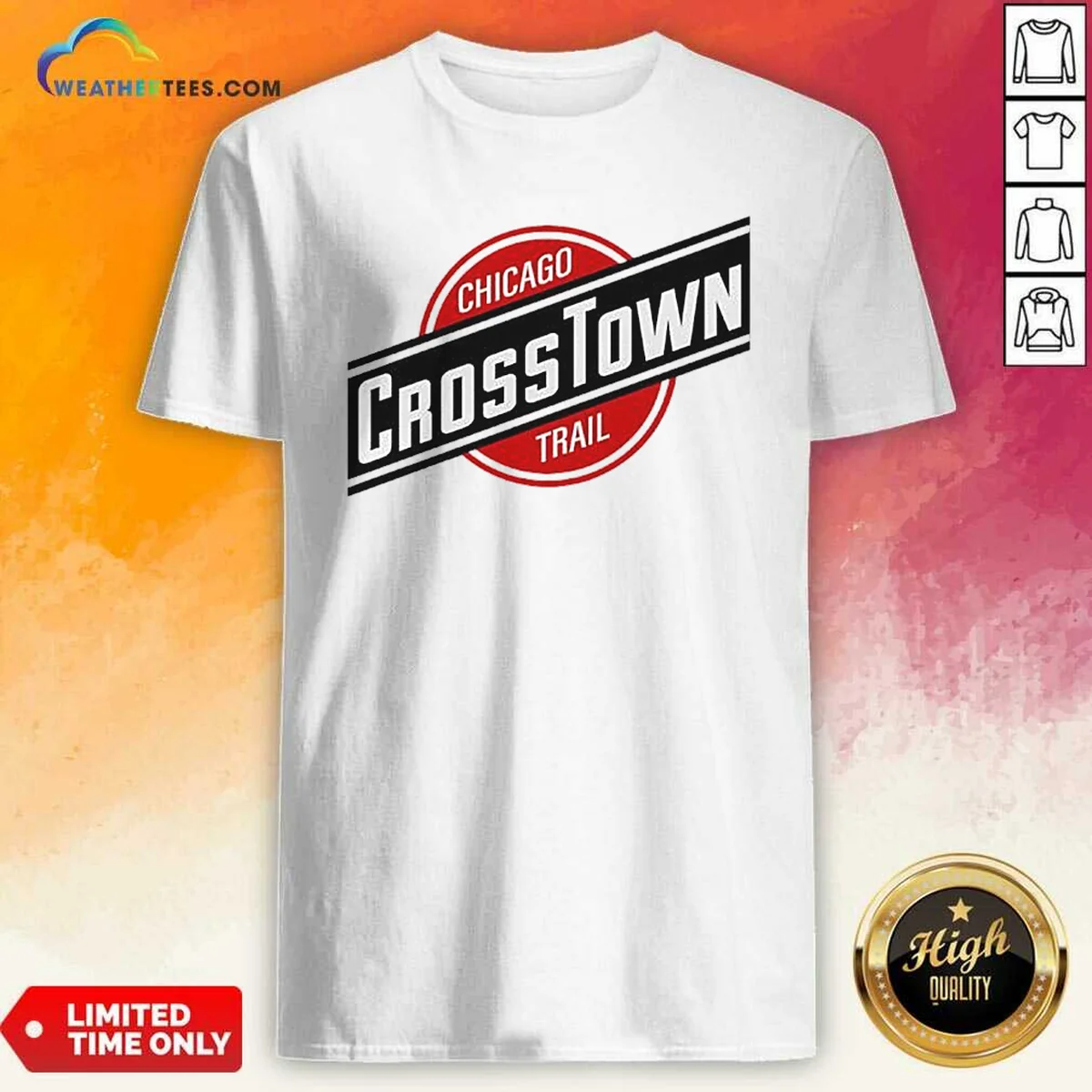 Original Chicago Crosstown Trail City Hiking Shirt Original Chicago Crosstown Trail City Hiking Shirt
