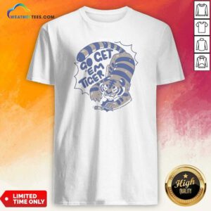 Pretty Go Get Em Tiger Cute Little Cub Chasing A Mouse In The Jungle Illustration