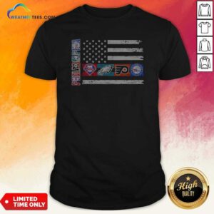 Top Philadelphia Sport Teams Phillies Eagles Flyers 76ers USA Independence Day Flag