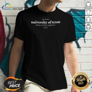 Top University Of Texas Home Of The Longhorns Hook Em Horns v neck optimized garment featuring a sporty design.