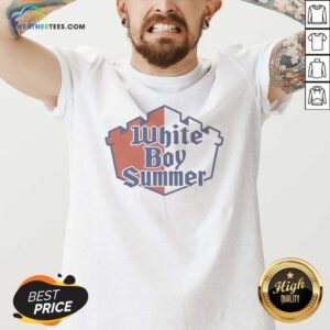 Top White Boy Summer V-Neck Shirt
