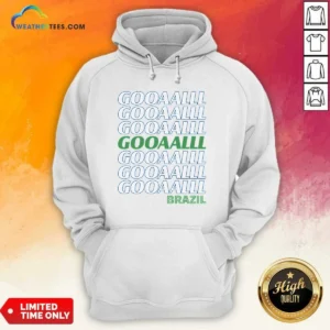 Awesome Brazil Soccer Fan Gear Gooaaalll Hoodie