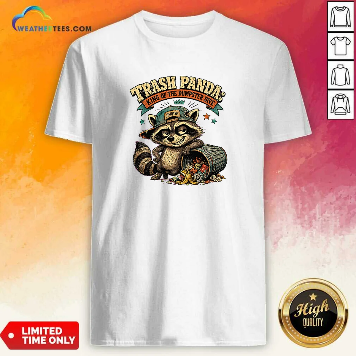 Awesome Jimothy Viral Trash Panda King Shirt Awesome Jimothy Viral Trash Panda King Shirt