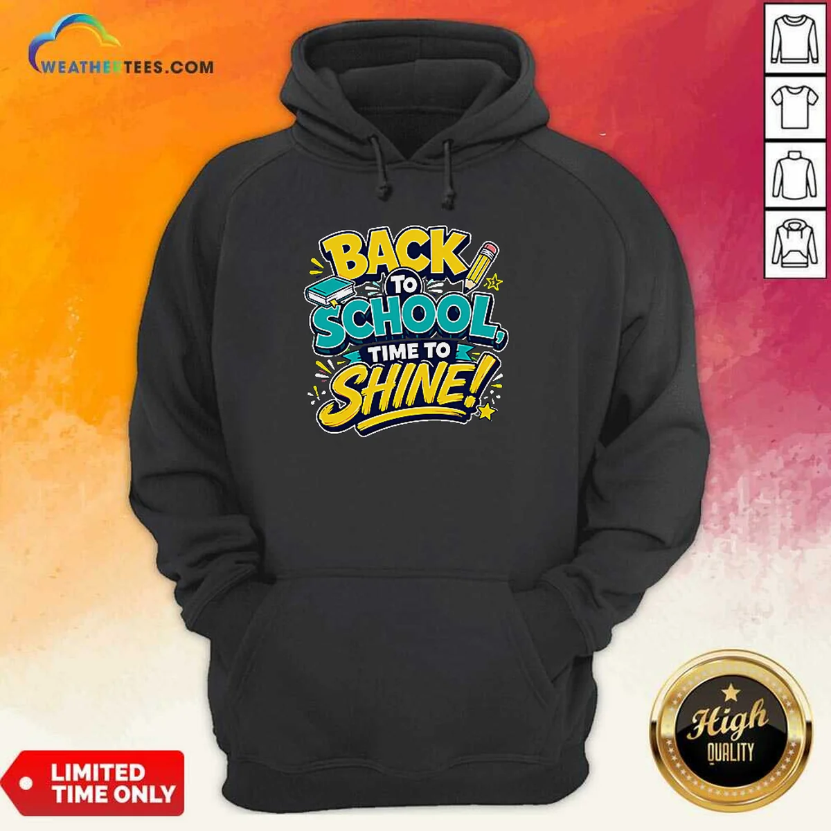 Funny Back To School Time To Hoodie Funny Back To School Time To Hoodie