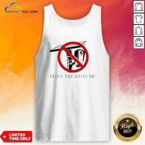 Funny Surveillance Camera Solar Power Gadsden Flag DONT TREAD ON ME Libertarian Tank Top