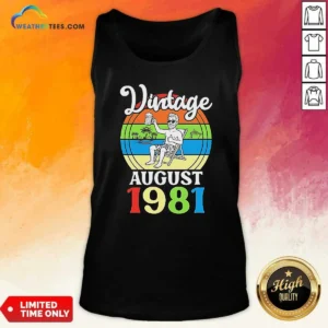 Hot Vintage August 1981 Tank Top