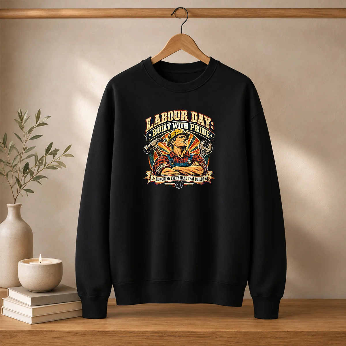 Hot Vintage Style Labour Day Holiday Sweater