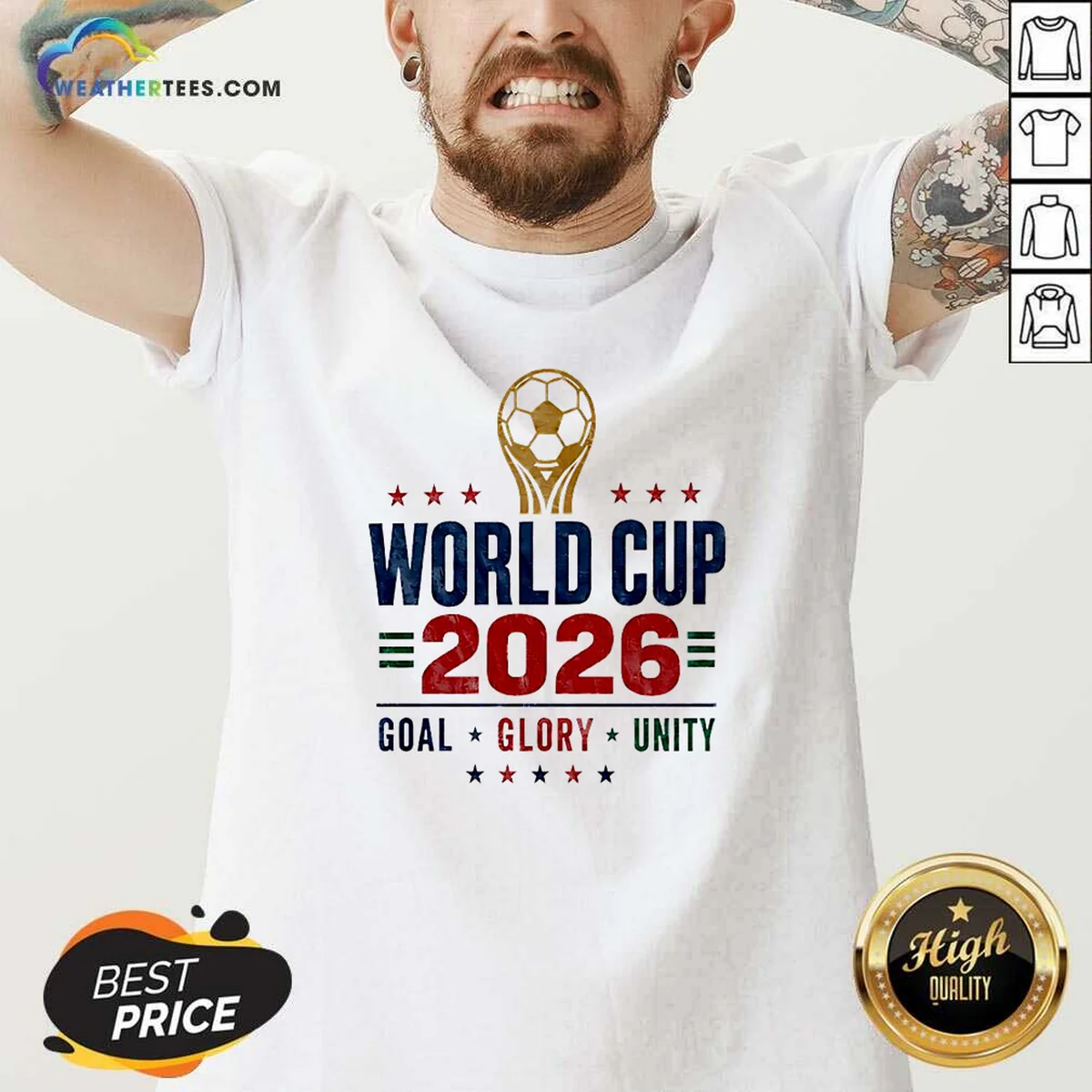 Hot World Cup 2026 Apparel Goal V-Neck Shirt Hot World Cup 2026 Apparel Goal V-Neck Shirt