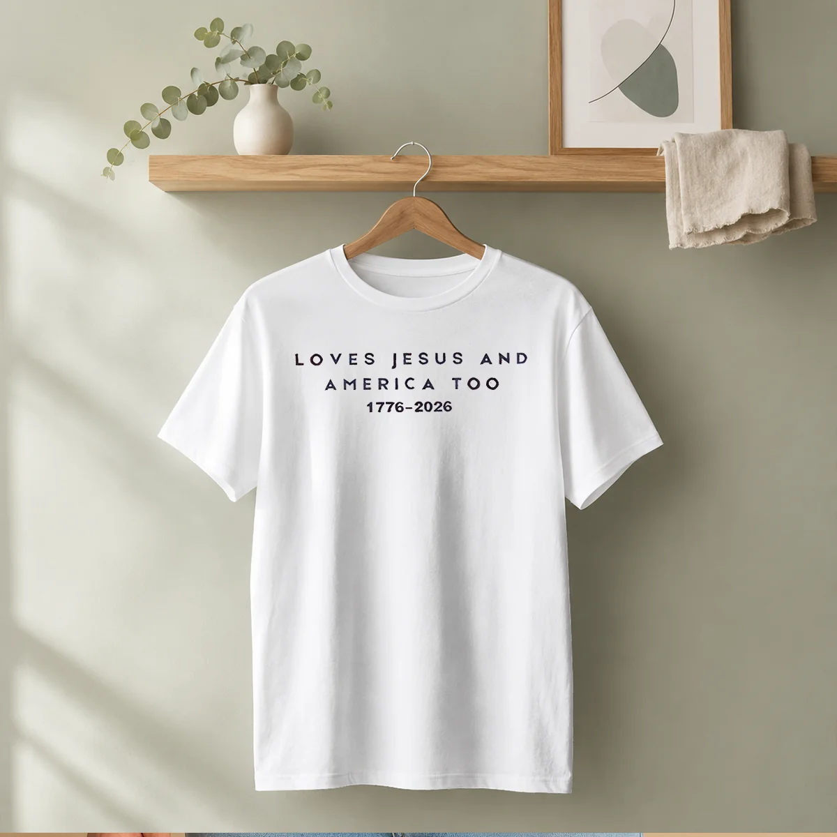 Original Loves Jesus And America Too Shirt Original Loves Jesus And America Too Shirt