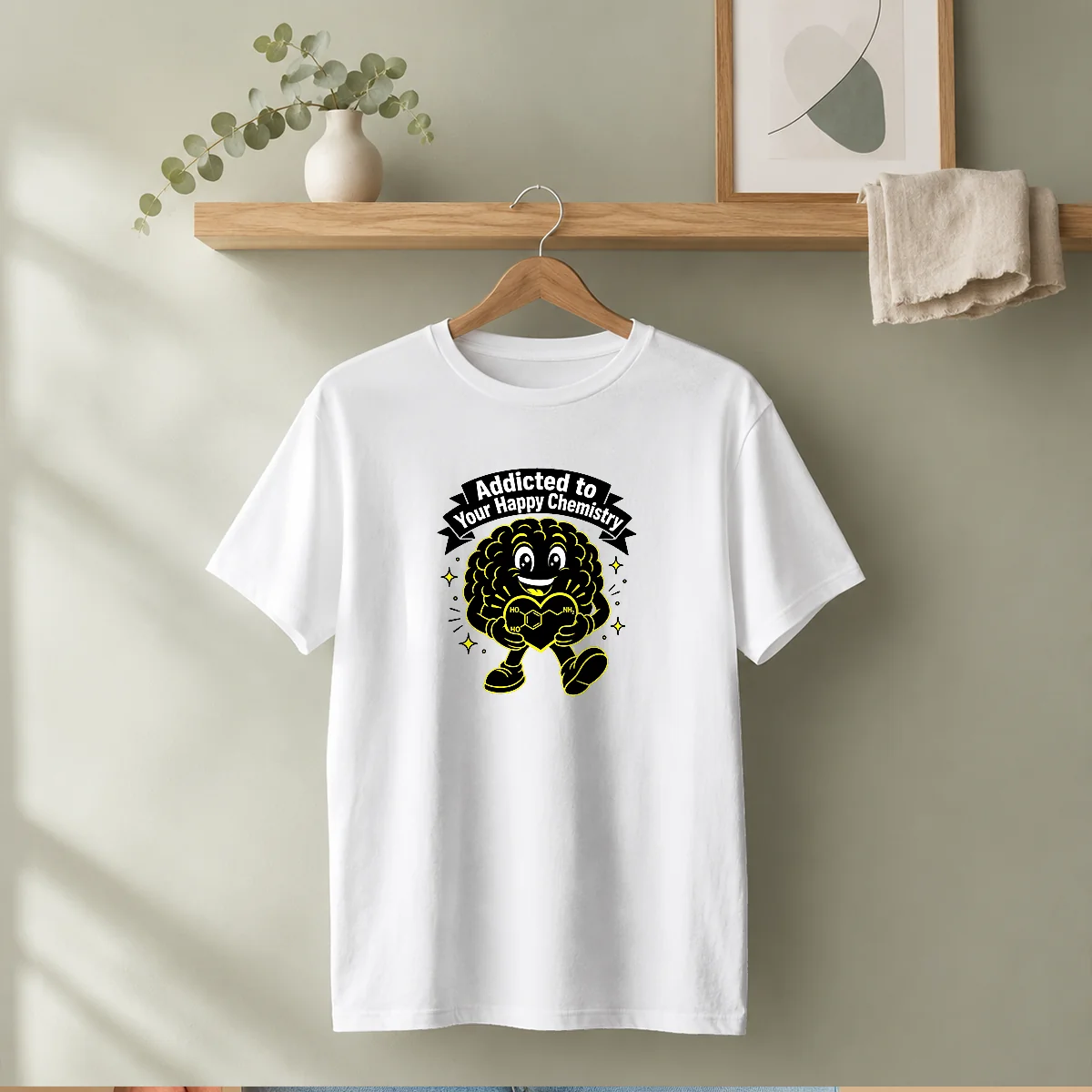 Premium Dopamine Addicted To You Silhouette Shirt Premium Dopamine Addicted To You Silhouette Shirt