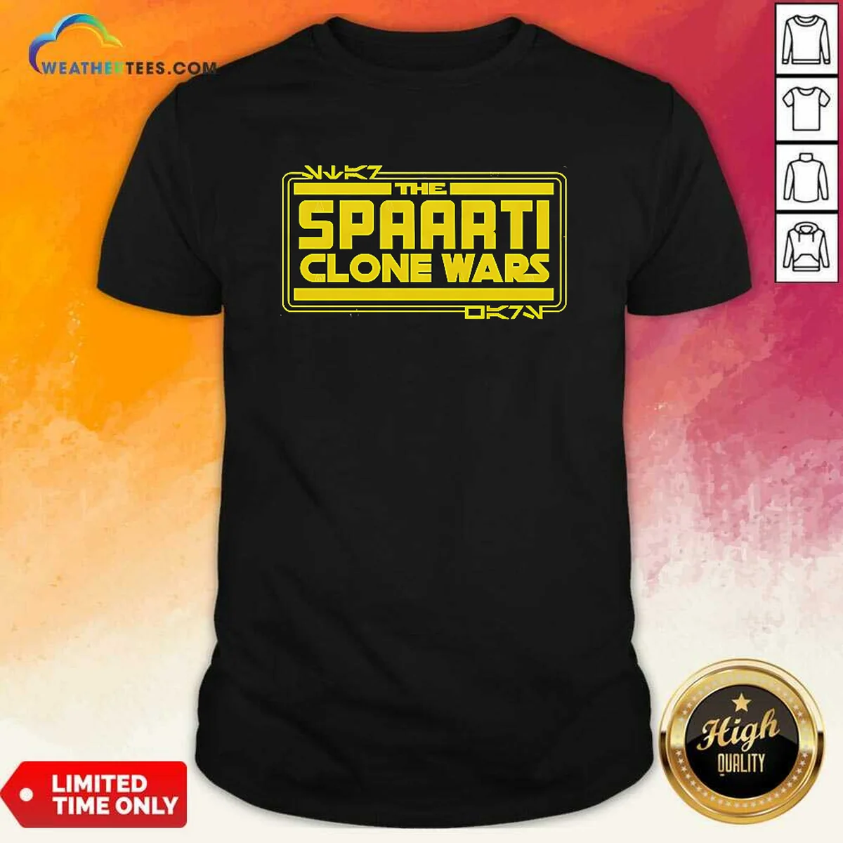 Premium The Spaarti Clone Wars Sci Shirt Premium The Spaarti Clone Wars Sci Shirt