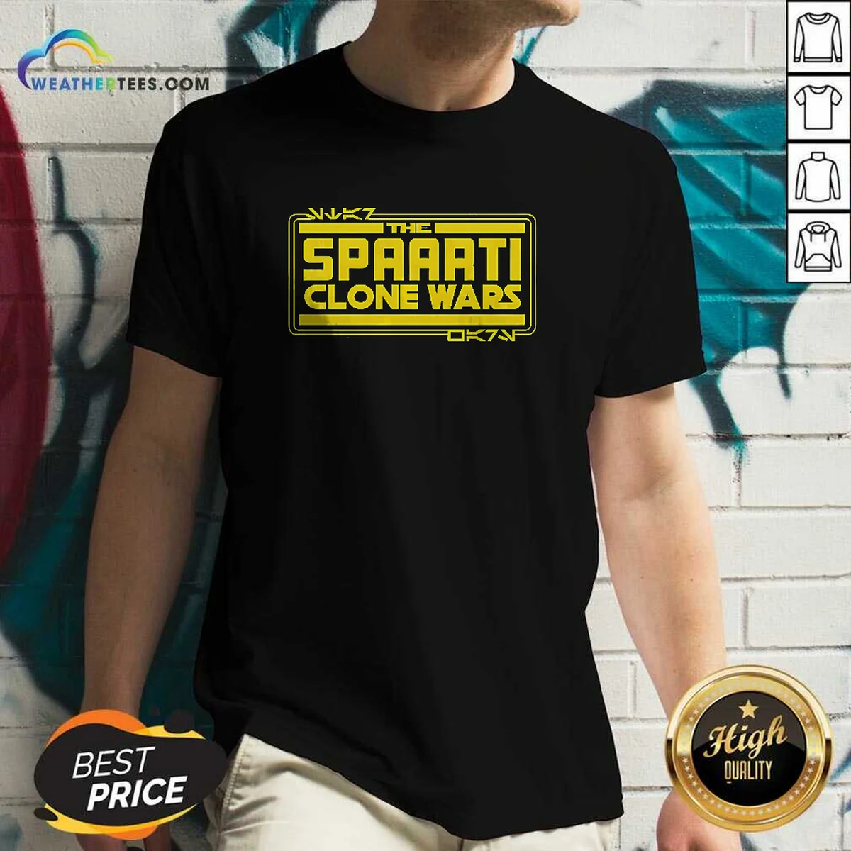 Premium The Spaarti Clone Wars Sci Fi V-Neck Shirt