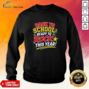 Pretty Back To School Typography For Youth And Teachers Sweatshirt