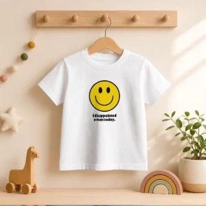 Pretty I Disappointed A Man Today Smiley Face Sarcastic Kids T-Shirt