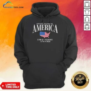 Pretty United States Of America Two Fiddy 1776 2026 Hoodie