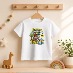 Awesome Summer Bank Holiday Pixel Chillout Kids T-Shirt
