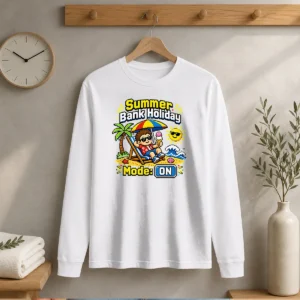 Awesome Summer Bank Holiday Pixel Chillout Long Sleeve Shirt