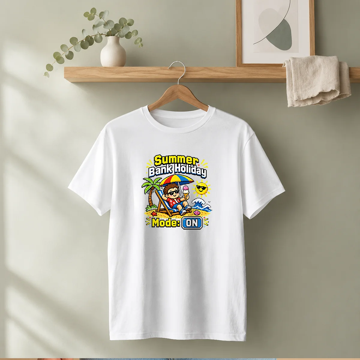 Awesome Summer Bank Holiday Pixel Chillout Shirt Awesome Summer Bank Holiday Pixel Chillout Shirt